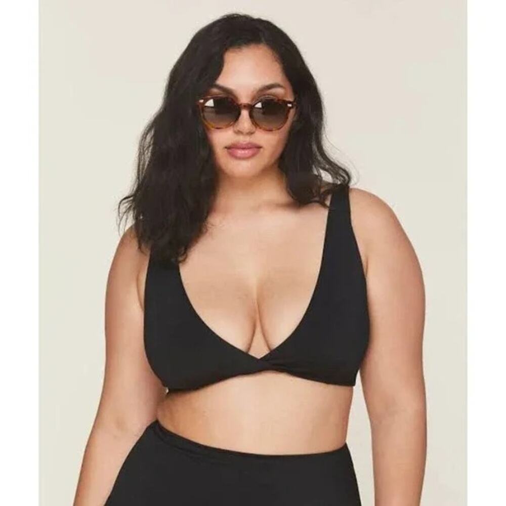 Andie Swim The Belmar Top in Black S NWT
